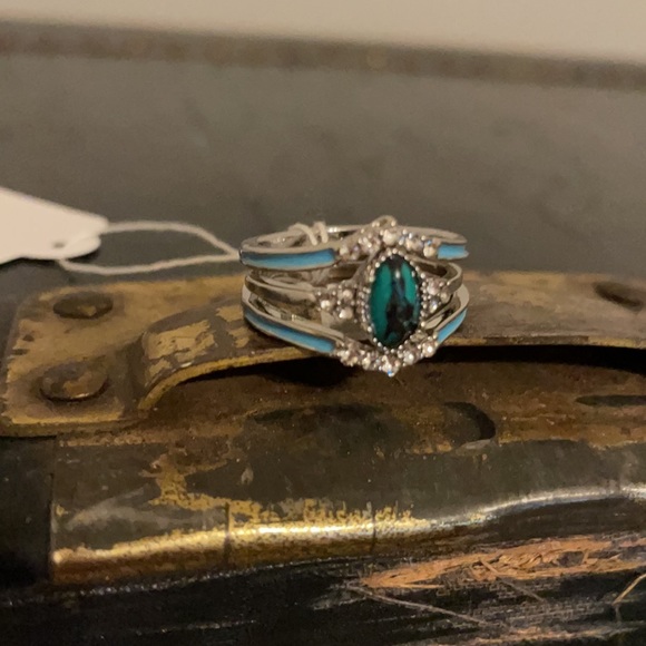 Turquoise stackable ring - Picture 5 of 7